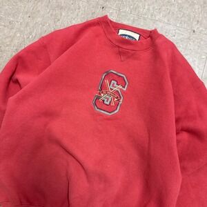 Vintage 90s Camp David Ski Snowside Embroidered Reverse Weave Crewneck - Mens M